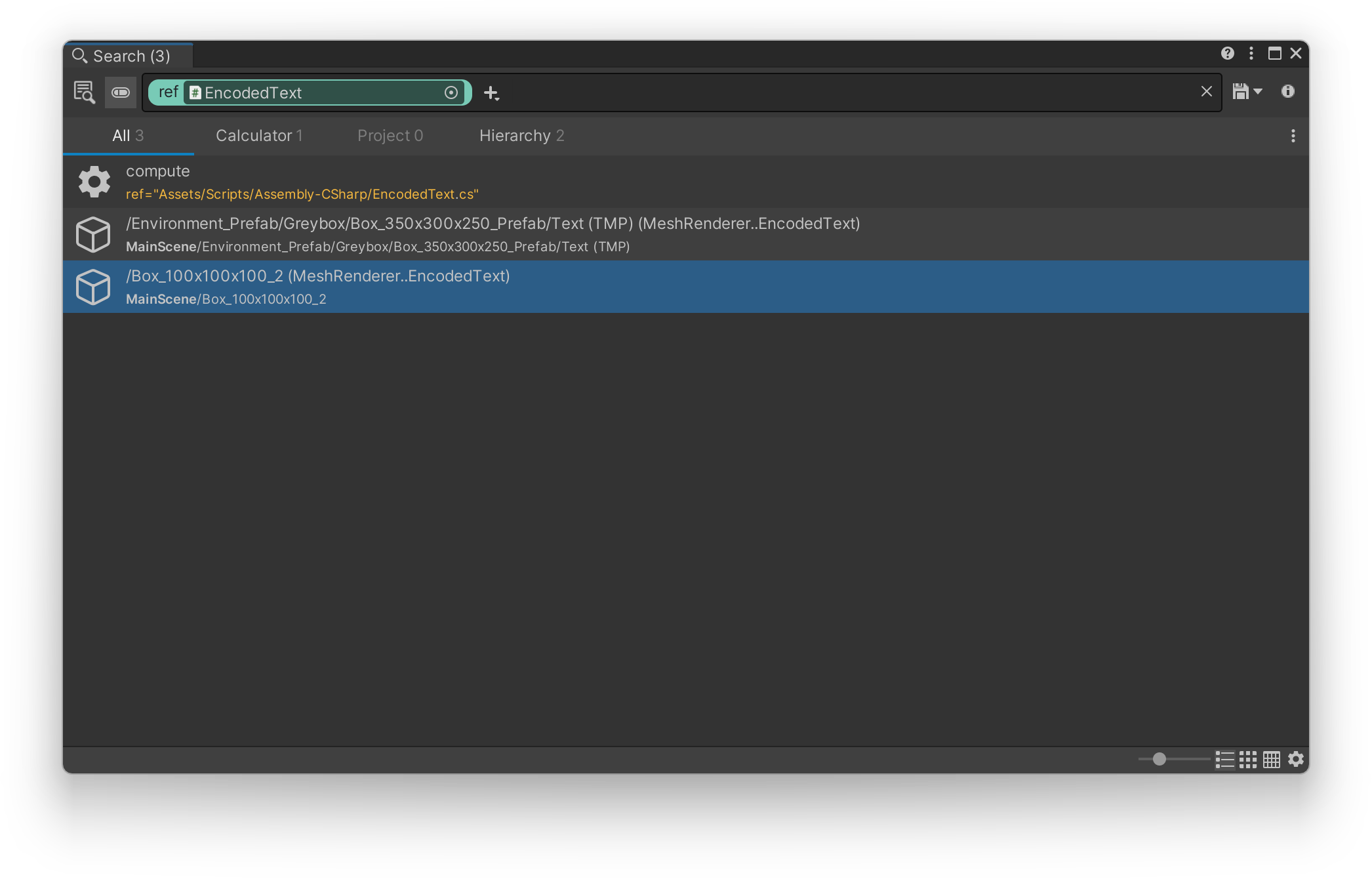 Object 引用 EncodedText 二则